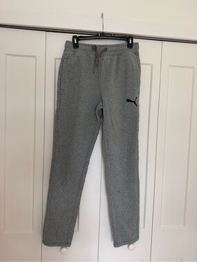 Puma Gray Athletic Jogger Sweatpants